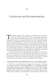 Professional marketer manager with 5+ years of experience in digital marketing. 6 Conclusions And Recommendations Nasa S Elementary And Secondary Education Program Review And Critique The National Academies Press