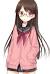 Tomboy Anime Girl With Brown Hair And Brown Eyes
