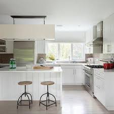 People should not risk it and install some oddly shaped islands that will make their kitchen look bad. Linen Rectangular Kitchen Island Pendant Design Ideas
