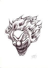 Clown 2 By Ripley23 Clown Tattoo Evil Clown Tattoos Cool Skull Drawings