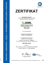 Iso 9001:2015 specifies requirements for a quality management system when an organization all the requirements of iso 9001:2015 are generic and are intended to be applicable to any organization, regardless of its type or size, or the products and services it provides. Quality Management Iso 9001 2015 Zuwa Zumpe Gmbh