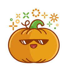 Hand written happy halloween lettering and frame for the text. Cartoon Cute Kawaii Pumpkin Vector Images Over 780