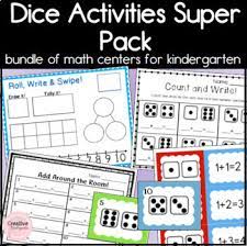 Maybe you would like to learn more about one of these? Kindergarten Dice Math Activities Bundle For Kindergarten Math Centers