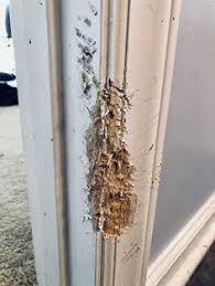 Repair A Damaged Door Frame With Tin Foil Door Frame Repair Base Moulding Door Frame