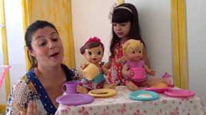Baby Alive Little Mommy Mamae E Eu Em A Hora Do Cha Youtube