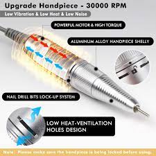Buy Electric Nail Drill For Acrylic Nails Ecbasket 30000rpm Nail Drill Professional Acrylic Nail Drill Portable Nail Drill Machine For Gel Nails Nail Drill Kit For Home Use Or Nail Salon