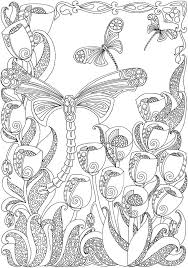 Free printable dragonfly coloring pages for kids. Pin On Creative Haven Coloring Pages By Dover