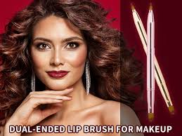 Amazon.com: Unaone [2 Pack] Lip Brush for Lipstick, Retractable Lip  Brushes, Dual-ended Makeup Brush for Lipstick Lip Gloss, Include Lid :  Beauty & Personal Care