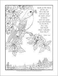 These spring coloring pages are sure to get the kids in the mood for warmer weather. Look At The Birds Coloring Page Flanders Family Homelife