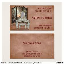 Antique Furniture Store Business Card Zazzle Com In 2020 Antique Furniture Stores Antiques Antique Furniture