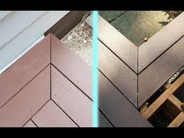 A power miter saw can provide very accurate, straight cuts, and a table saw with support extensions can make all types of cutting easier. How To Make 45 Degree Deck Corners Deck Frame Trick Kak Stroit Ugly Terrasy Youtube