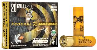 The actual diameter of the various buck shot pellets are: Buy Trophy Copper Sabot Slug For Usd 21 99 Federal Ammunition