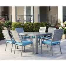 Maybe you would like to learn more about one of these? Cosco Blue Veil 7 Piece Aluminum Patio Dining Set The Home Depot Canada
