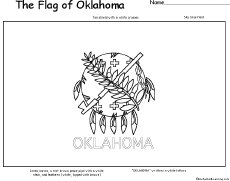 State, district, and territorial insignia. Oklahoma Facts Map And State Symbols Enchantedlearning Com
