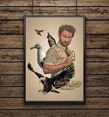 Bird Law Always Sunny Quotes Charlie Kelly Attorney At Bird Law Its Always Sunny In Etsy Poster Prints Philadelphia Wall Art Colored Pencil Portrait