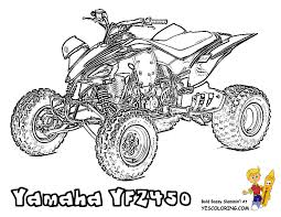 Here's a set of free printable alphabet letter images for you to download and print. Awesome Atv Coloring Free Atv 4 Wheeler Atv Printables