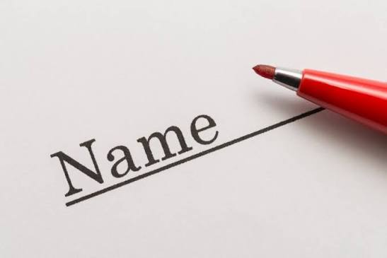 name
