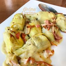Alcachofas rebozadas con salsa española receta de karlos arguiñano de alcachofas rebozadas acompañadas de salsa española. Alcachofas A La Crema Receta De Divina Cocina
