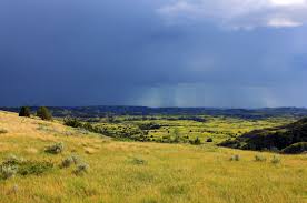 Heavy Rain in the distance at Theodore Roosevelt National Park, North Dakota  image - Free stock photo - Public Domain photo - CC0 Images