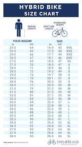 Women's sizes and 6 to 16 in u.s. Bike Size Chart 3 Methods To Choose The Right Bike Size