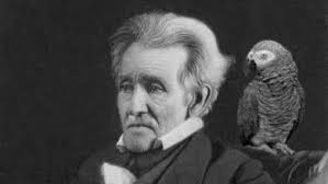 Andrew Jackson had a 1400 pound block of cheese he invited the public to  feast on. He also held an out of control rager at the White House, carried  bullets in his