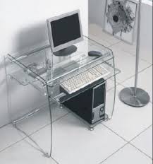 Can a dry erase board be used on a glass desk? Glass Computer Desk Storiestrending Com Glass Computer Desks Computer Desk Computer Desks For Home