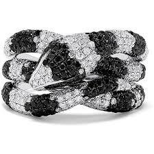 Black And White Diamond Pattern Snake Effy Jewelry Effy 14k White Gold Black And White Diamond Snake Ring 3 848 Liked On Polyvore Featuring Jewelry Rings 14k Diamond Ring Diamond Jewelle