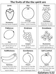 Fruits Of The Spirit Sunday School Crafts Sunday School Fruit Of The Spirit