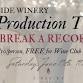 Production Tour (Break a Record!) - June 13