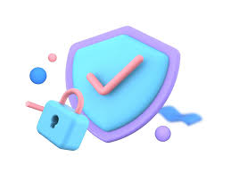 Shield 3d Illustration For Online Banking App In 2020 3d Illustration Banking App 3d Logo Design