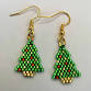 Beaded Christmas Tree Earrings event image