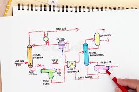 Process Flow Stock Image Image Of Draw Process