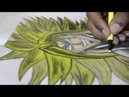 رسم دراغون بول برولي drawing dragon ball broly youtube
