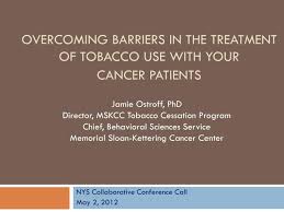Ppt Overcoming Barriers In The Treatment Of Tobacco Use
