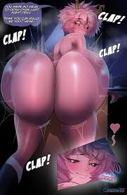 my hero academia, mina ashido, chanleefat, 1girls, absurd res - Rule 34 XYZ