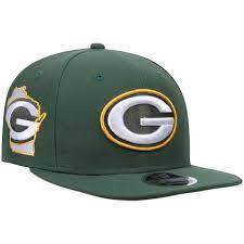 Green Bay Packers New Era State Clip Original Fit 9fifty Adjustable Snapback Hat Green Green Bay Packers Packers Green Bay