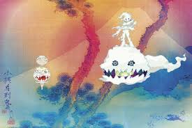 Kid Cudi Kids See Ghosts Album Cover Poster 24 X 36 Kid Cudi Albums Album Cover Art Cool Album Covers