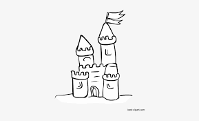 Color this summertime fun in the sun beach scene. Black And White Sand Castle Clip Art Sand Castle To Color Transparent Png 450x450 Free Download On Nicepng