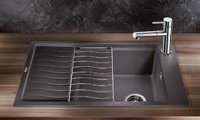 Blanco 401618 Precis Silgranit Single Kitchen Sink Drainboard Truffle Evier De Cuisine Simple Avec Egouttoir Top Mount Kitchen Sink Blanco Kitchen Sinks Sink