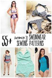 55 Swimsuit Sewing Patterns For Women Swimsuit Pattern Sewing Swimwear Sewing Patterns Swimsuit Sewing