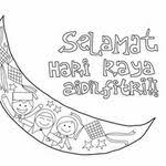 10 Poster Aktiviti Pertandingan Mewarna Sempena Hari Raya Aidilfitri Kartun Gambar Poster