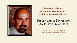 Funeral Service for Steve James Stapleton