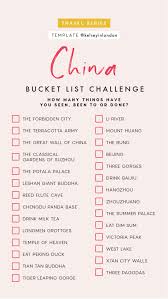 Top Things To Do In China China Bucket List Instagram Story Template Kelseyinlondon Kelsey Heinrichs What In 2020 Travel List Travel Bucket Travel Bucket List