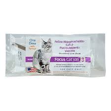The feline distemper vaccine should only be given to healthy cats. Focus Cat Vax 3 Injection With Syringe 1 Dose At Tractor Supply Co