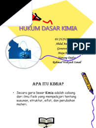 Hukum dasar kimia teori atom dalton hukum penyatuan volume dan hukum avogadro massa atom relatif massa molekul relatif konsep mol rumus kimia slideshow 2150019 by gerard. Tugas Kimia Kelompok 4 Hukum Hukum Dasar Kimia