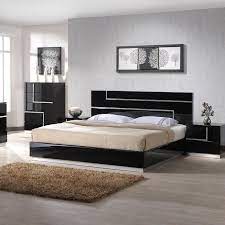Related post from modern bedroom sets as great complement for modern bedroom. King Size Glossy Black Platform Bed Frame Solid Wood Modern Bedroom Furniture Generic Platform Bedroom Sets Contemporary Bed Bedroom Bed Design