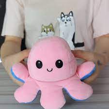 Reversible Flip Octopus Plush Stuffed Toy Heyhousecart In 2021 Octopus Plush Plush Toy Plush