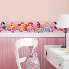 You will definitely choose from a huge number of pictures that option that will suit you exactly! Exquisite Girls Bedroom Wall Decor Of New Pink Disney Princess Border Wallpaper Decals Acnn Decor