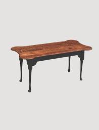 Shop those and our entire collection of coffee tables on chairish today! Porringer Coffee Table W Tiger Maple Top Black Painted Legs Nana S Farmhouse
