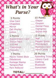 Owl Baby Shower Game Pink Owl Baby Shower Game What S In Etsy Owl Baby Shower Baby Shower Fun Funny Baby Shower Games